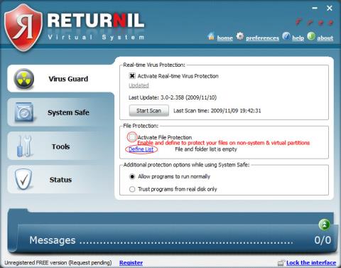 Returnil Virtual System 2010 – Wirtualizacja systemu