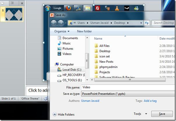 Incorporar vídeo no Excel 2010