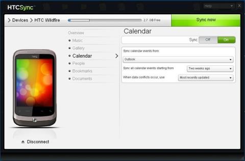 HTC Wildfire 用の HTCSync をダウンロードしてインストールする方法