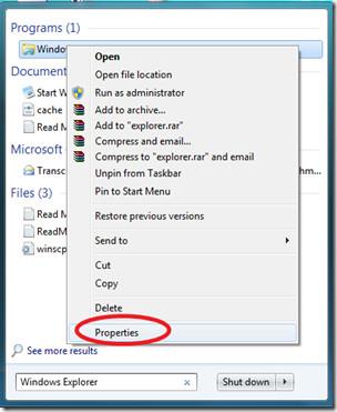 Windows 7: Otwórz Eksploratora Windows jako Mój komputer (Widok dysku)