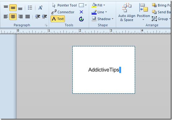 Visio 2010 の図に透かしを作成して追加する