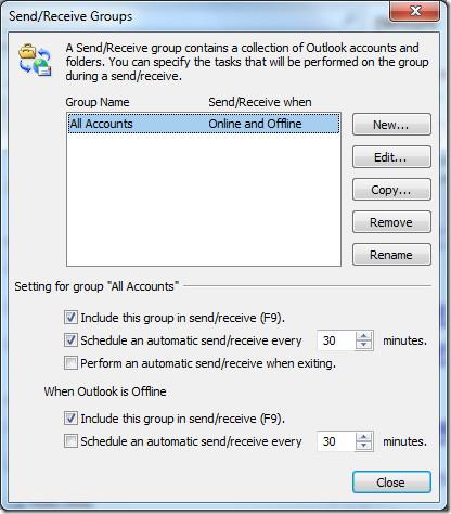 هل برنامج Outlook 2010 بطيء؟ نزّل رأس البريد الإلكتروني فقط