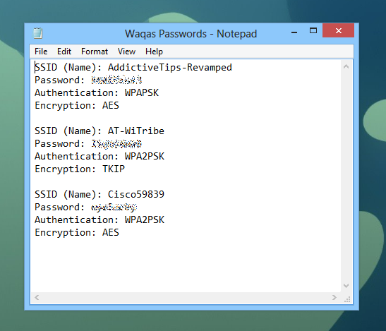 Trova le password WiFi perse con SterJo Wireless Passwords