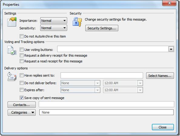 Outlook 2010: Ablaufdatum für E-Mail-Nachrichten einrichten