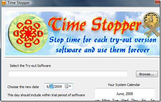 Time Stopperで試用版ソフトウェアの時間制限を解除