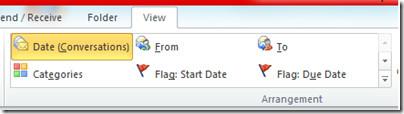 Microsoft Outlook 2010 檢視類型
