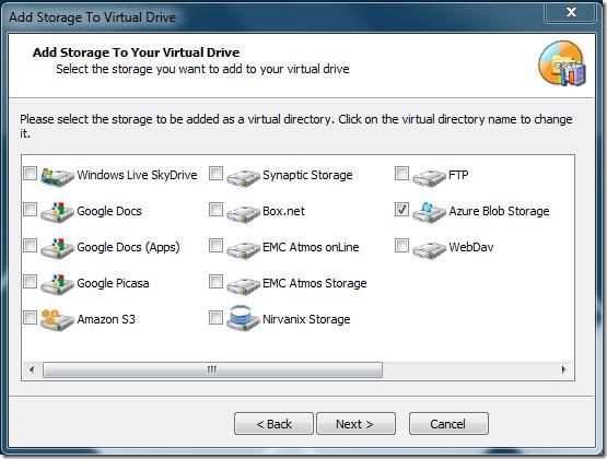 Windows エクスプローラーの仮想ネットワーク ドライブ経由で Azure Blob Storage にバックアップする