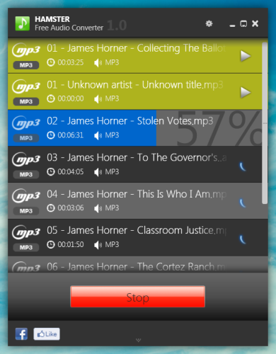 Convertidor de audio gratuito Hamster: convierte archivos de audio según el dispositivo Convertidor de audio gratuito Hamster: convierte archivos de audio según el dispositivo