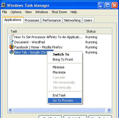 Windows 7、Vista、XP でアプリケーションにプロセッサ アフィニティを設定する方法