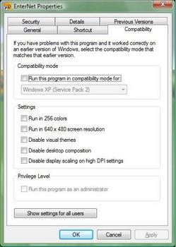 เรียกใช้โปรแกรมที่ไม่เข้ากันได้กับ Windows 7/Vista