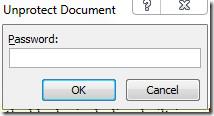 編集を制限してWord 2010文書を保護する