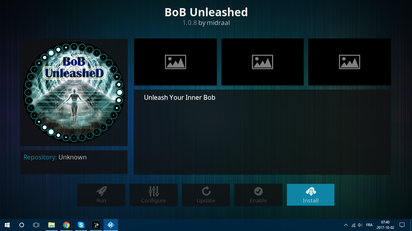 Module complémentaire BoB Unleashed : libérez la puissance de Kodi
