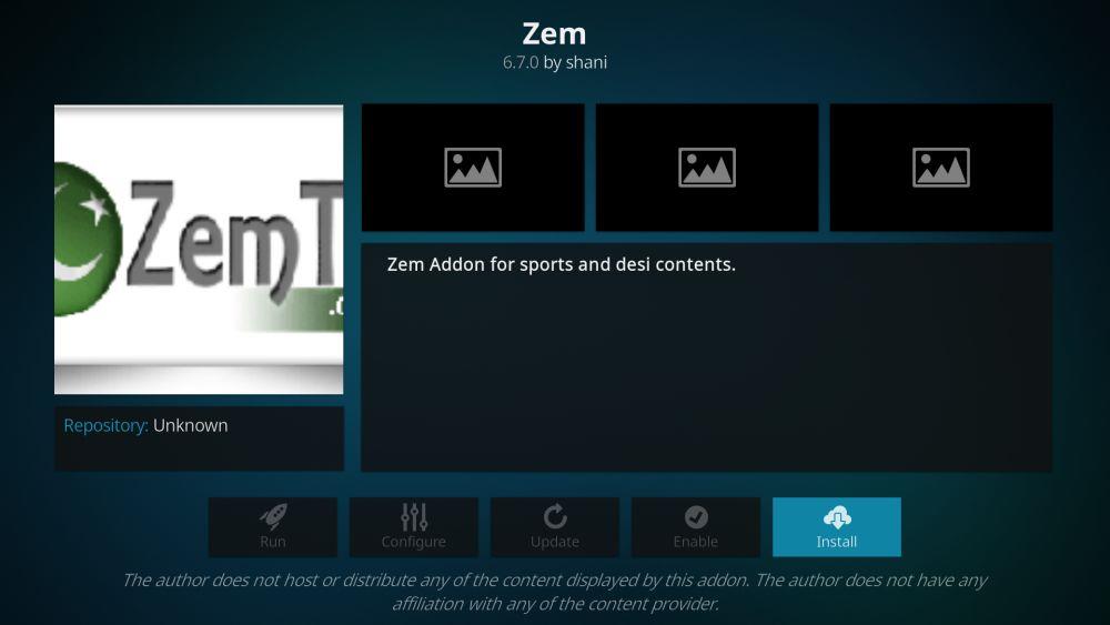 Complemento Zem TV Kodi: Cómo instalarlo y transmitir TV en vivo