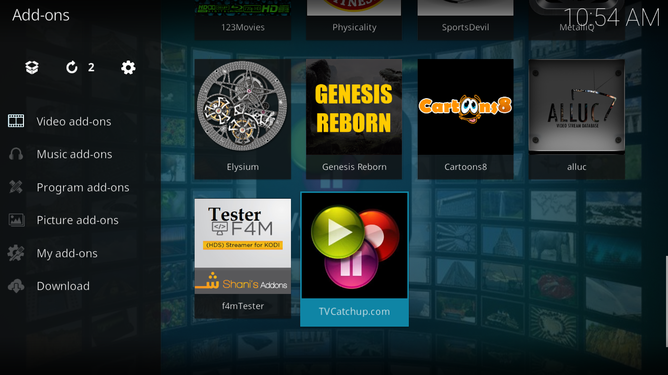 TVCatchup.com Componente aggiuntivo Kodi: guarda la TV britannica e tutti i principali canali del Regno Unito