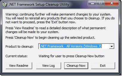Odinstaluj .NET Framework z systemu Windows 7 Odinstaluj .NET Framework z systemu Windows 7