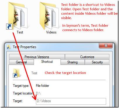 Windows 7/Vistaでシンボリックディレクトリリンクを作成する簡単な方法