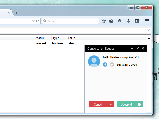 So starten Sie eine Unterhaltung mit Firefox Hello