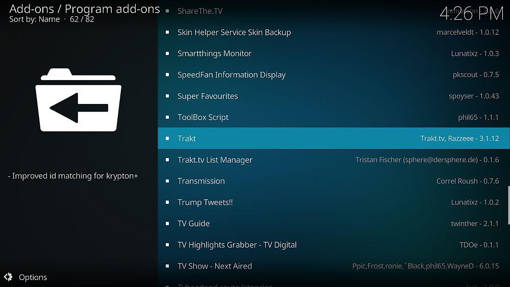 Complemento Trakt.tv para Kodi: Cómo usar Trakt en Kodi