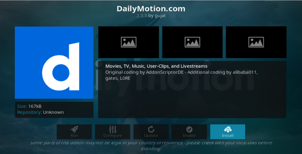 Дополнение DailyMotion Kodi: как установить и краткое руководство