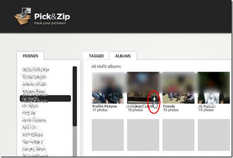 PDF 및 ZIP 형식으로 Facebook 사진 앨범 다운로드