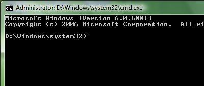 Windows 7/Vistaで管理者特権のコマンドプロンプトを開く