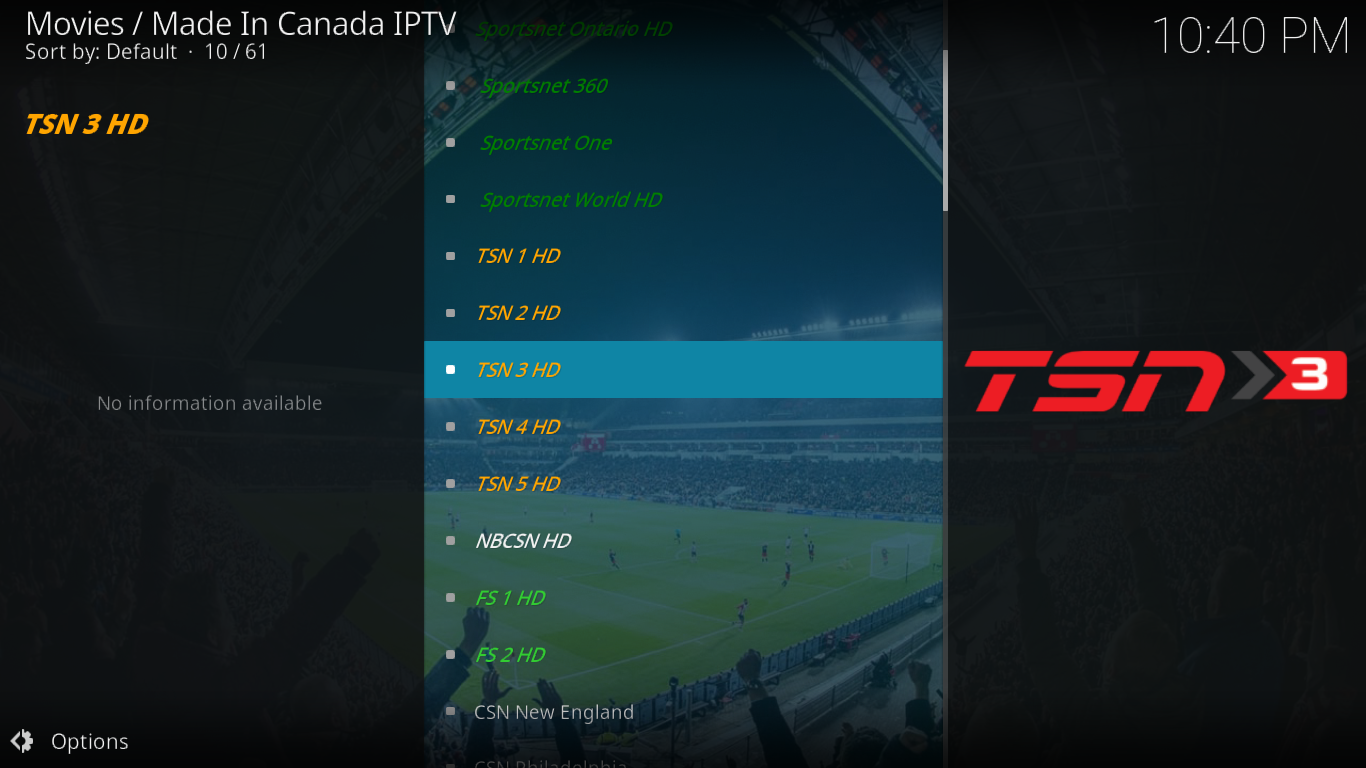 Made In Canada IPTVアドオンのインストールと使用方法