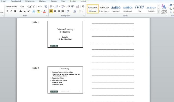 PowerPoint 2010: สร้างเอกสารประกอบการนำเสนอใน Word [เคล็ดลับ]