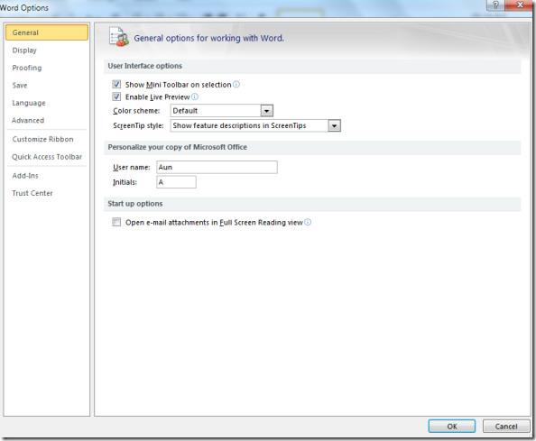 So deaktivieren Sie die Mini-Symbolleiste in Microsoft Word 2010 So deaktivieren Sie die Mini-Symbolleiste in Microsoft Word 2010