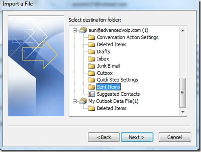 如何將聯絡人從 Excel 檔案匯入 Outlook 2010
