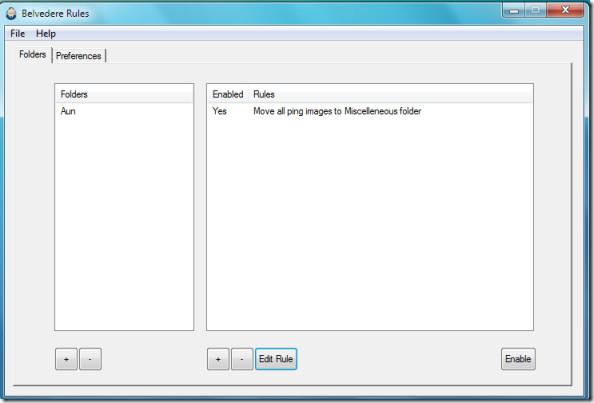 Belvedere – Geautomatiseerd bestandsbeheerprogramma voor Windows Belvedere – Geautomatiseerd bestandsbeheerprogramma voor Windows