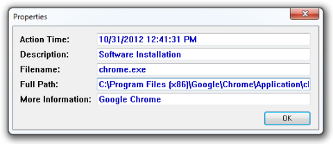 LastActivityView で PC で実行されたすべてのアクションのログを表示する