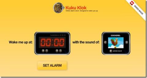 KuKuKlokを使ってオンラインで無料目覚まし時計を設定する方法