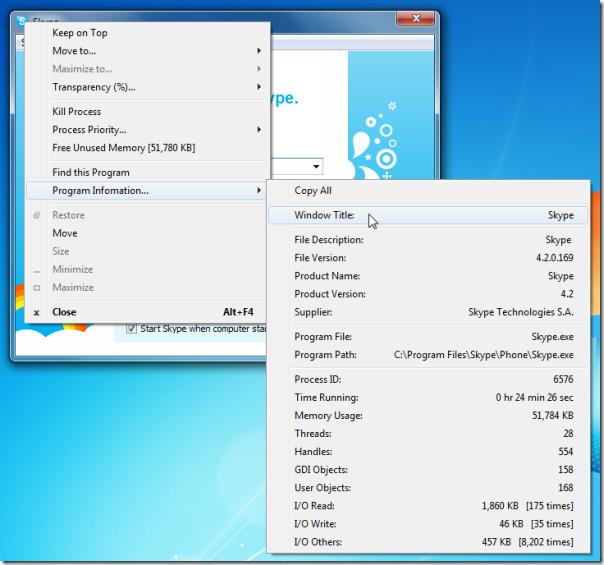 WindowMenuPlus はアプリのタイトルバーメニューに 9 つの便利なオプションを追加します