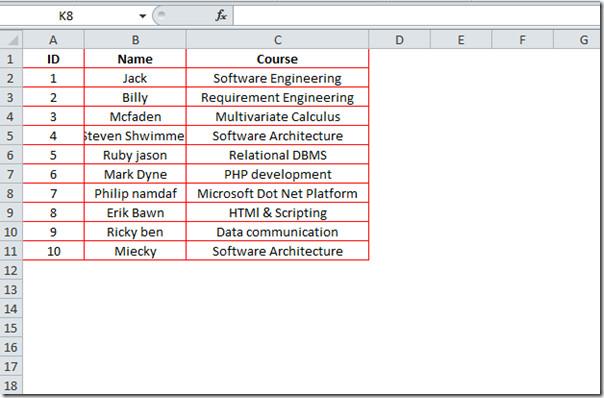 Excel 2010: グリッド線の変更、削除、印刷