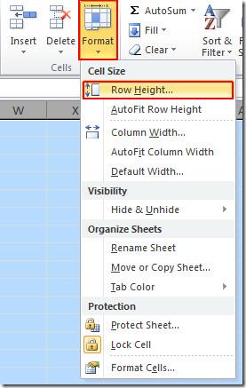Convertire il foglio di lavoro Excel in carta millimetrata