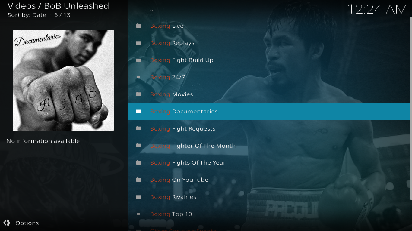 Module complémentaire BoB Unleashed : libérez la puissance de Kodi