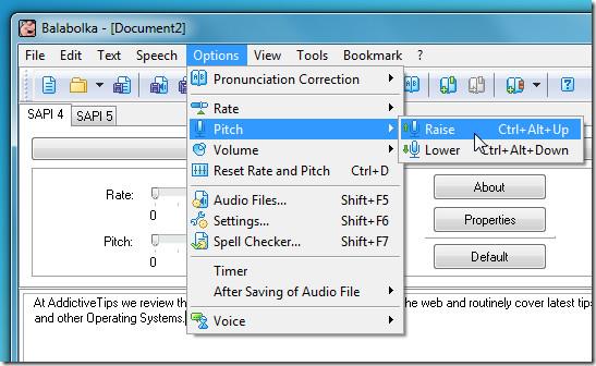 Balabolka ofrece más voces con conversión de texto a voz y guarda la narración en muchos formatos de audio. Balabolka ofrece más voces con conversión de texto a voz y guarda la narración en muchos formatos de audio.
