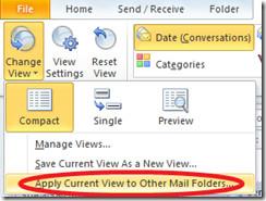 Microsoft Outlook 2010 檢視類型