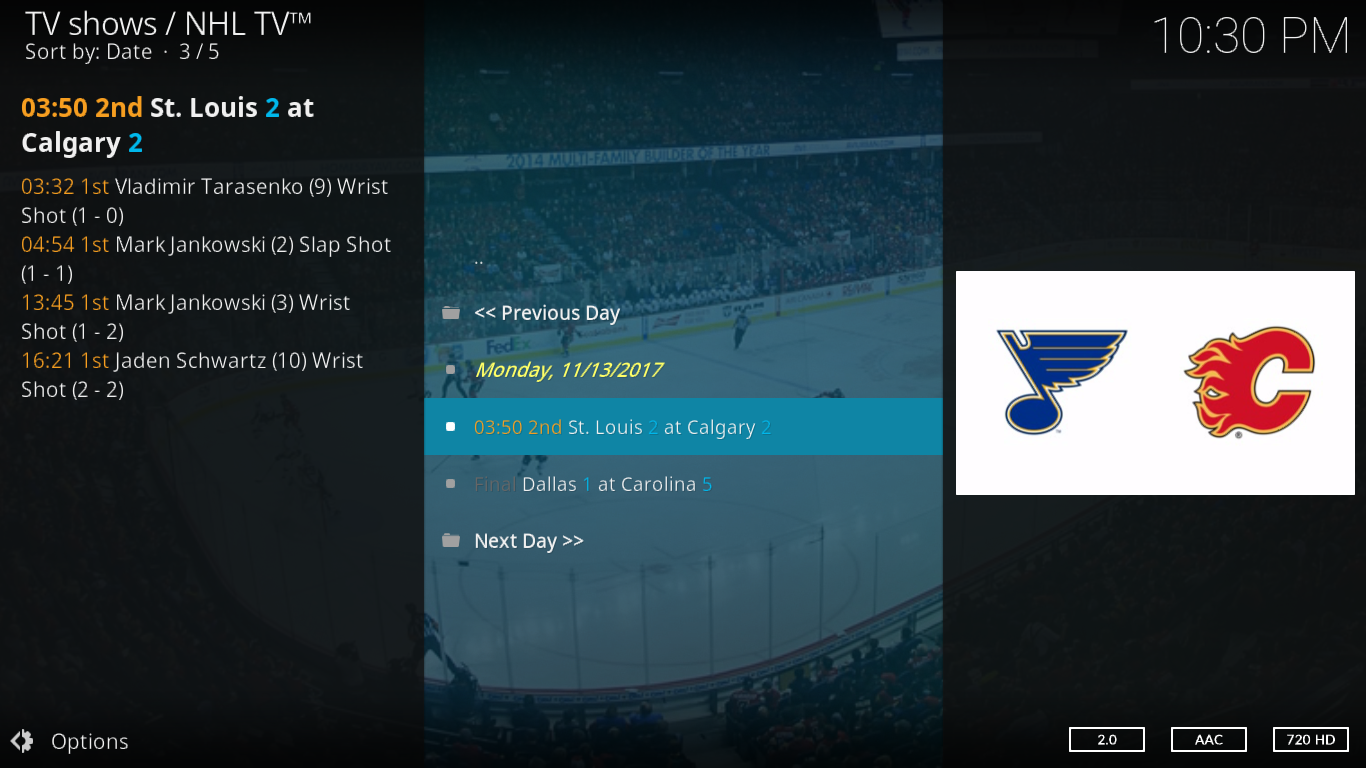 KodiでNHLを視聴 - KodiでNHL TVのライブストリーム