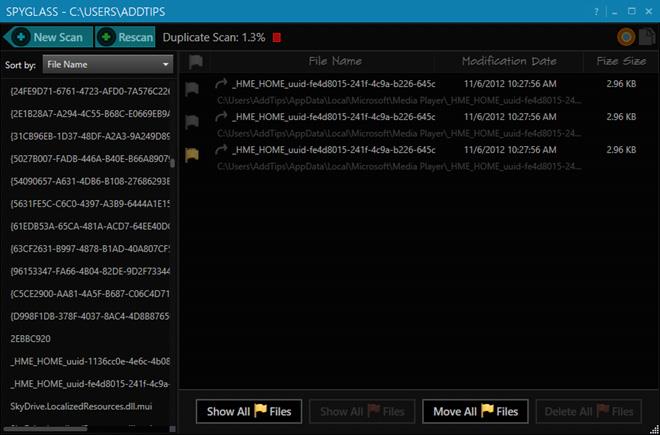 SpyglassはWindows用のグラフィカルなディスク使用量アナライザーと重複ファイル削除ツールです