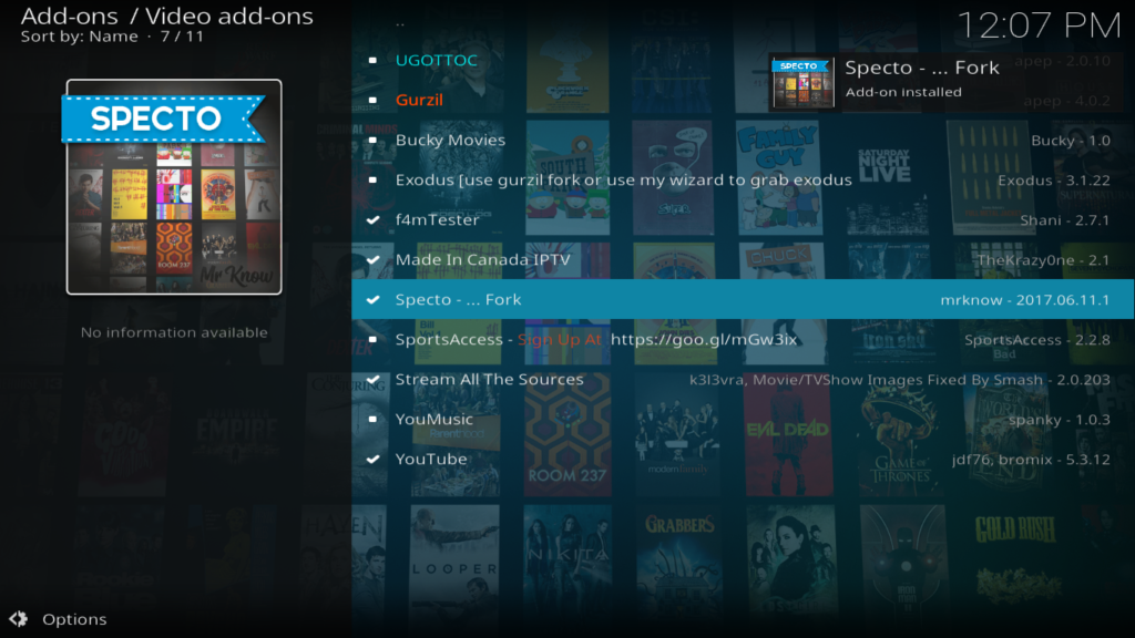 Componente aggiuntivo Specto Kodi: come installare e utilizzare Specto Componente aggiuntivo Specto Kodi: come installare e utilizzare Specto