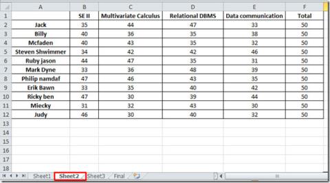 รวมสเปรดชีตโดยใช้การรวมข้อมูลใน Excel 2010 รวมสเปรดชีตโดยใช้การรวมข้อมูลใน Excel 2010