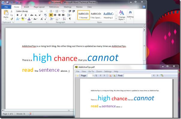 Convertir Word, Excel et PowerPoint en PDF – Microsoft Office 2010