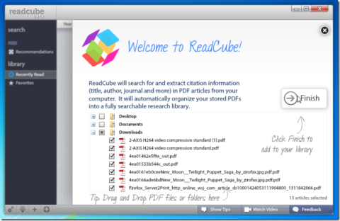 ReadCube: поиск PDF-файлов в Google Scholar и организация локальных PDF-файлов