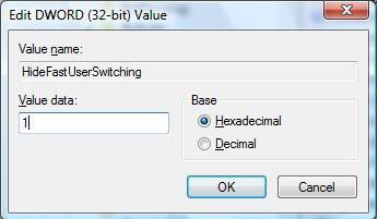 Cómo habilitar o deshabilitar el cambio rápido de usuario en Windows 7, Vista y XP