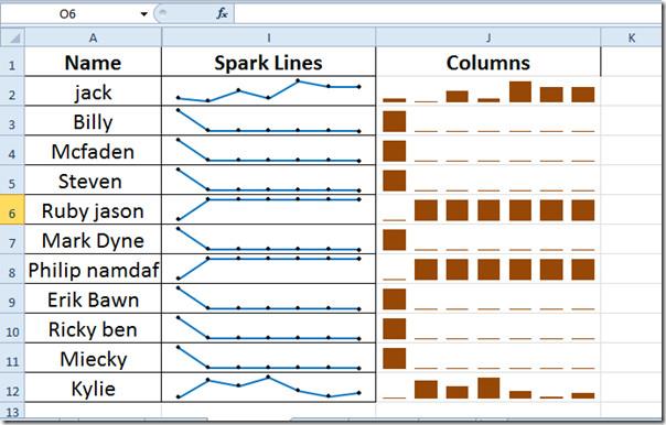 Excel 2010：隱藏/取消隱藏列、行、工作表