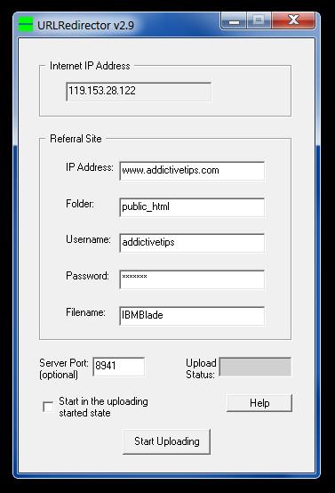 Przekierowanie do serwera WWW przy użyciu adresu URL bez statycznego adresu IP Przekierowanie do serwera WWW przy użyciu adresu URL bez statycznego adresu IP