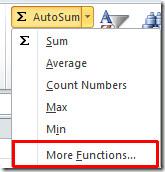 Función PMT (Pago) de Excel 2010