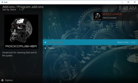 Rock Crusher RepoのRock CleanerでKodiをクリーンアップする