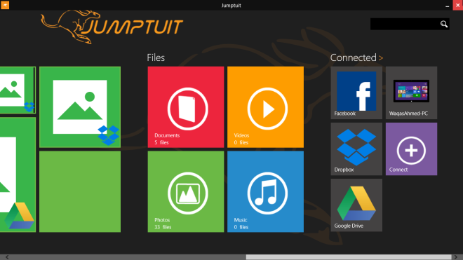Jumptuit: الوصول إلى حسابات متعددة على الشبكات الاجتماعية والسحابة وإدارتها